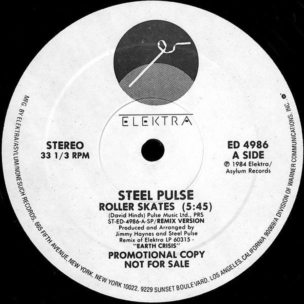 Steel Pulse - Roller Skates (Vinyl, VG+)