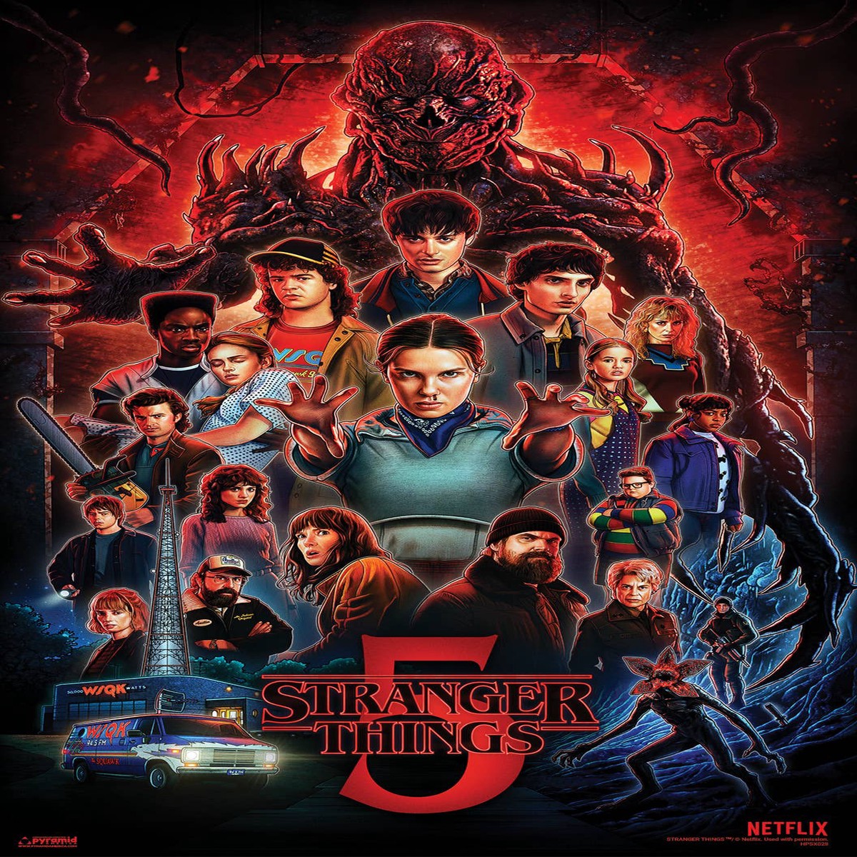 Stranger Things 5 Poster - 11" x 17"