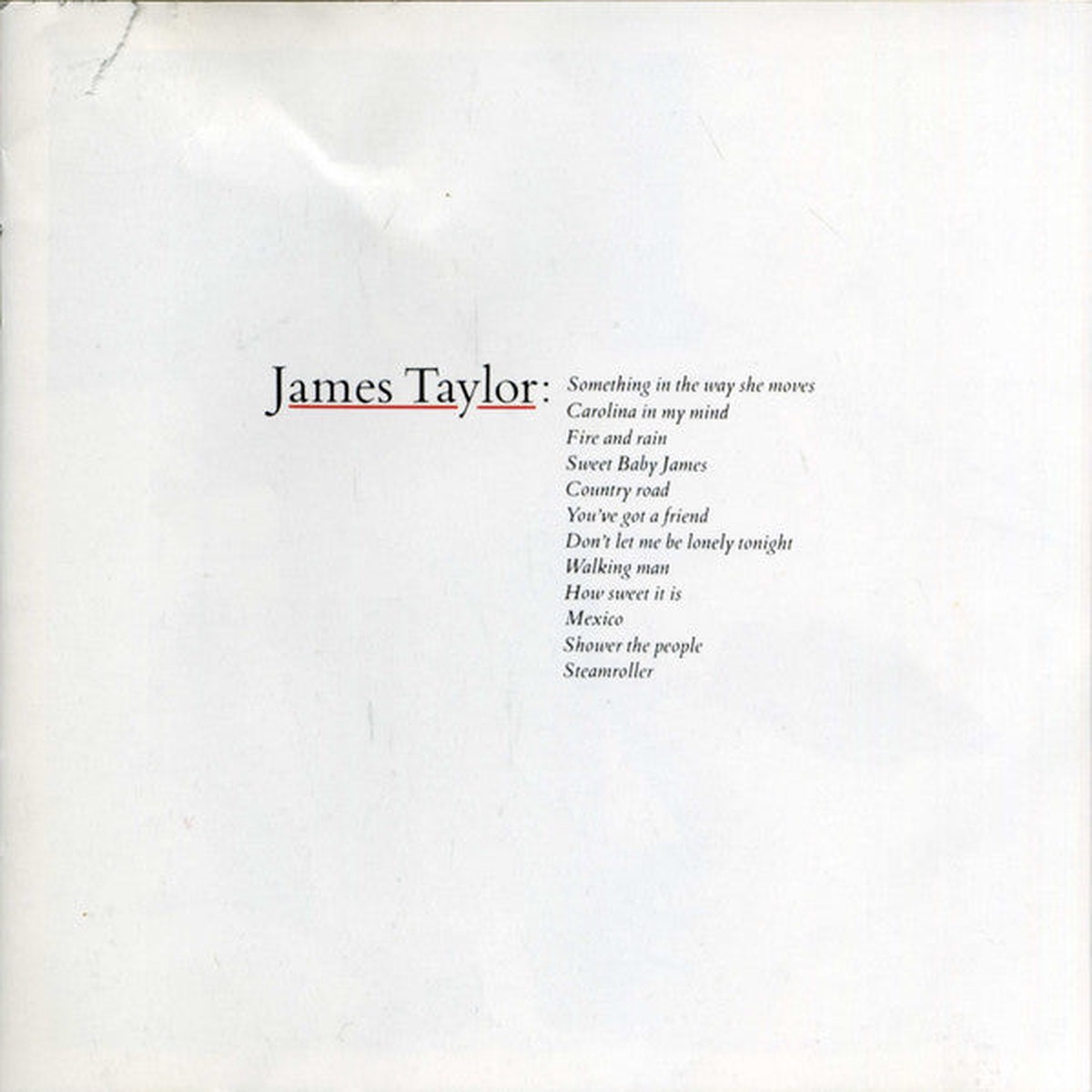 Taylor, James - Greatest Hits (CD, VG)