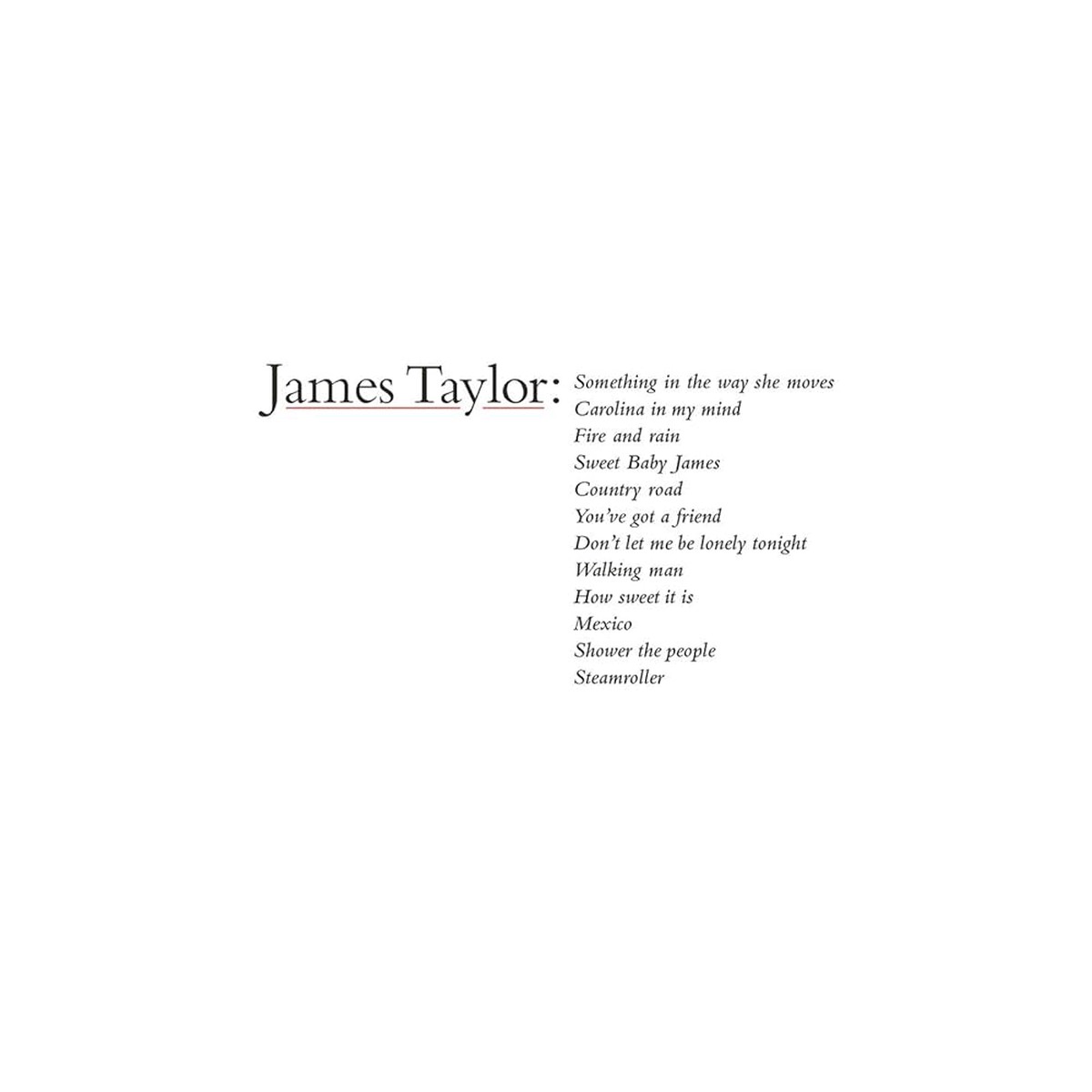 Taylor, James - James Taylor's Greatest Hits