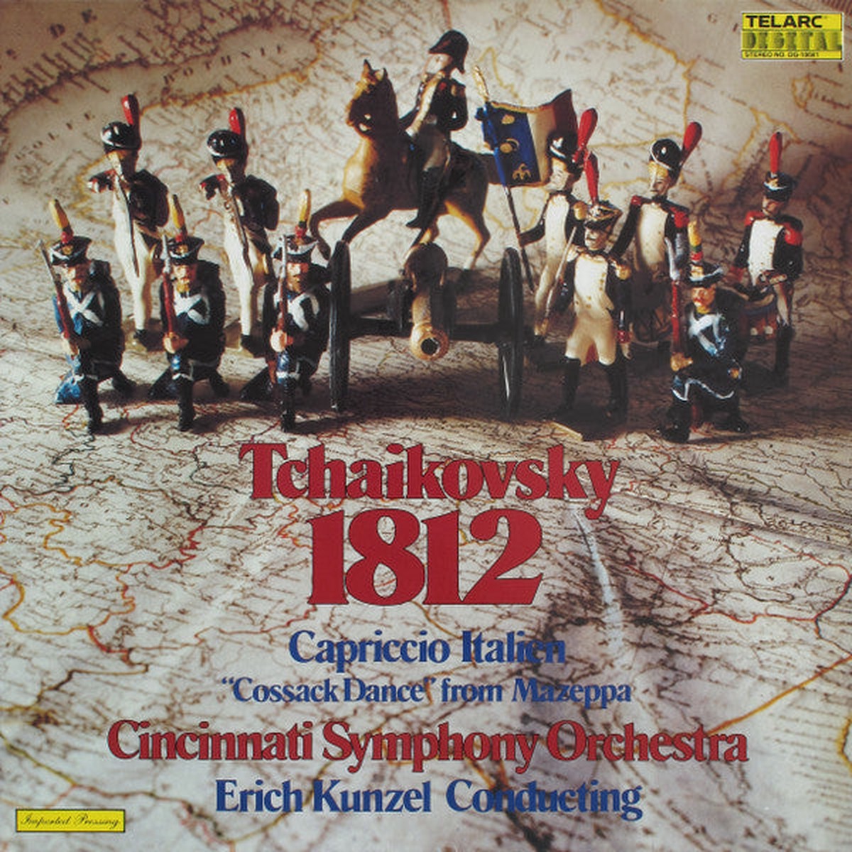 Tchaikovsky, Cincinnati Symphony Orchestra, Erich Kunzel - 1812 / Capriccio Italien / "Cossack Dance" From Mazeppa (NM or M-)