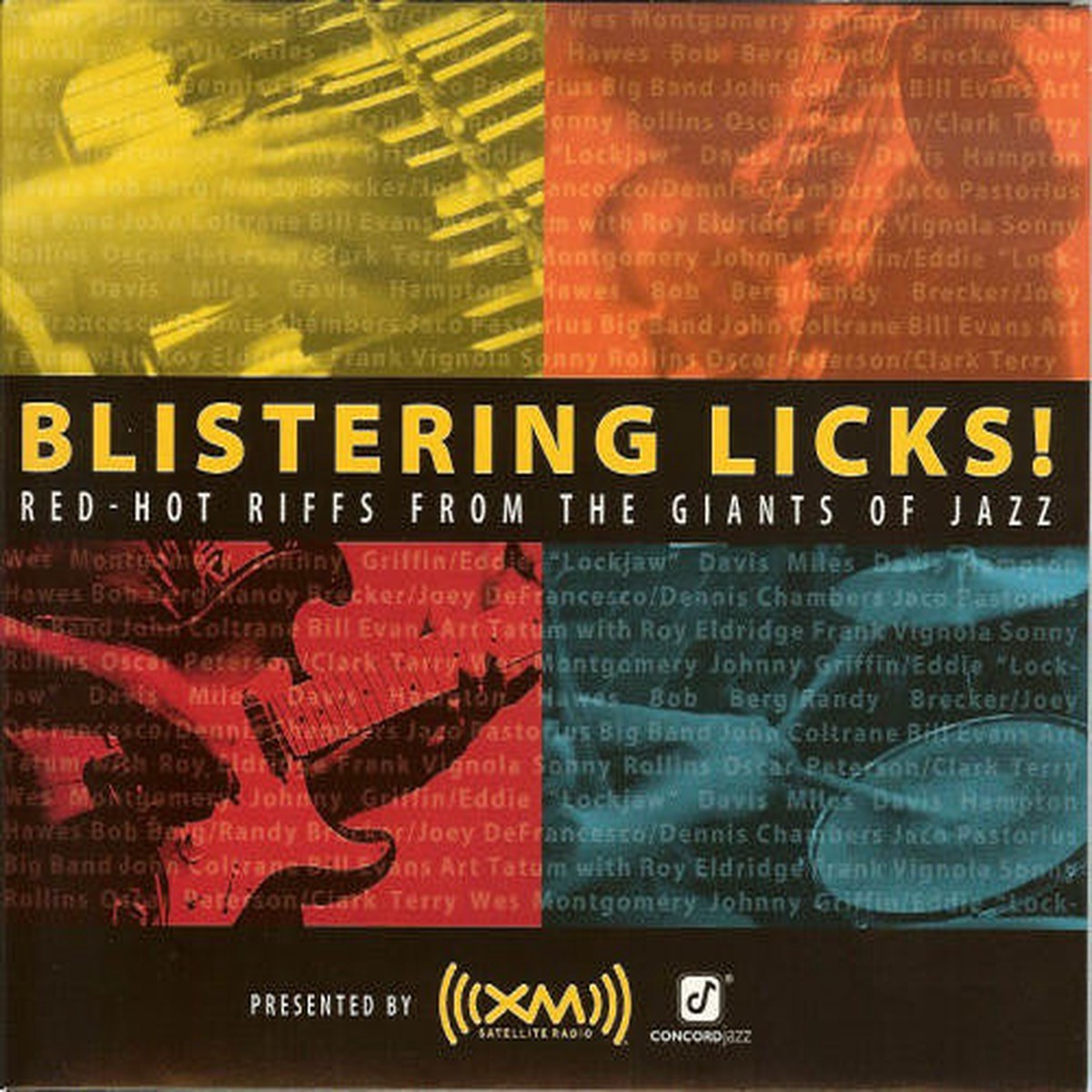 Various - Blistering Licks: Red-Hot Riffs From The Giants Of Jazz (CD, VG)