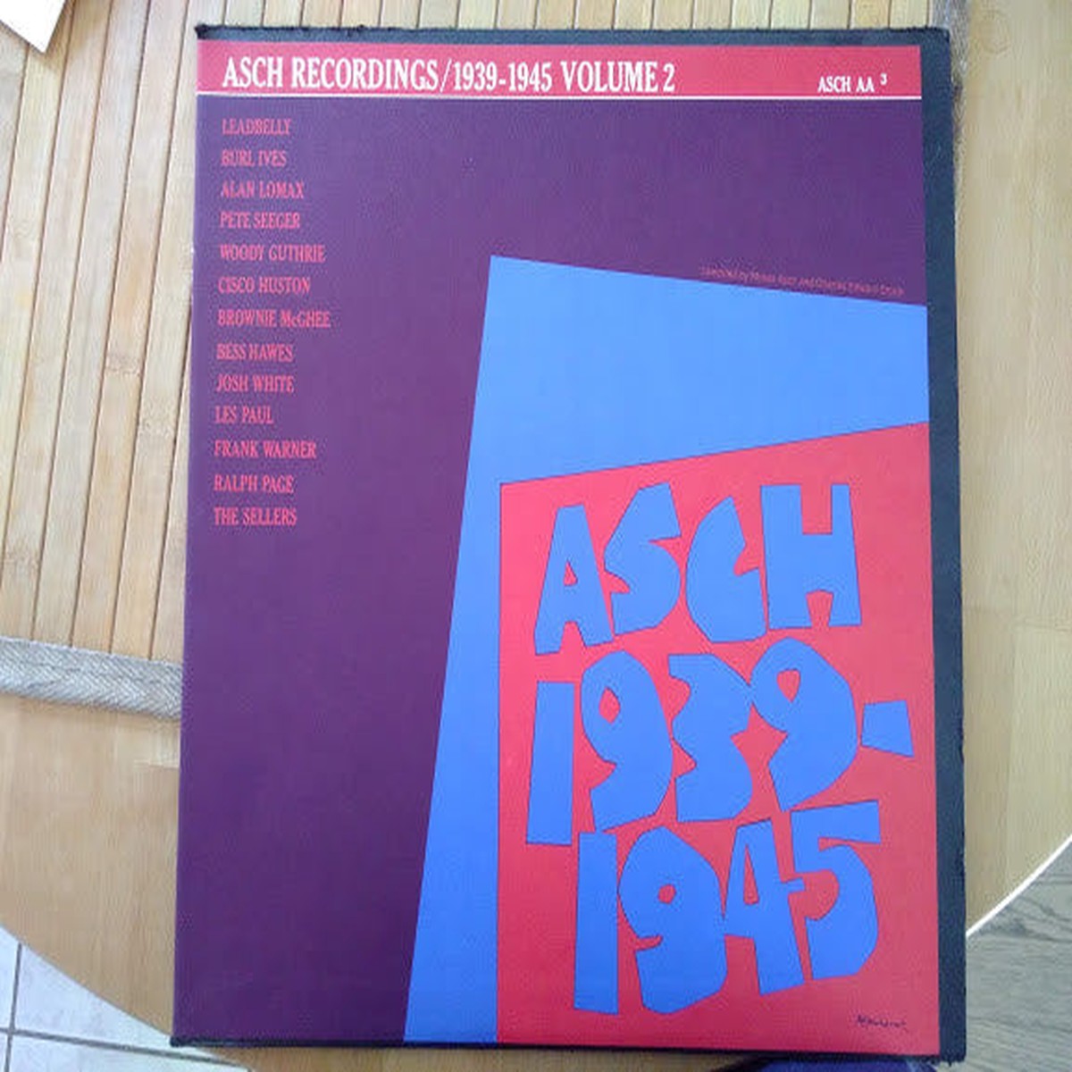 Various - Asch Recordings/1939-1945 Volume 2 (VG+)