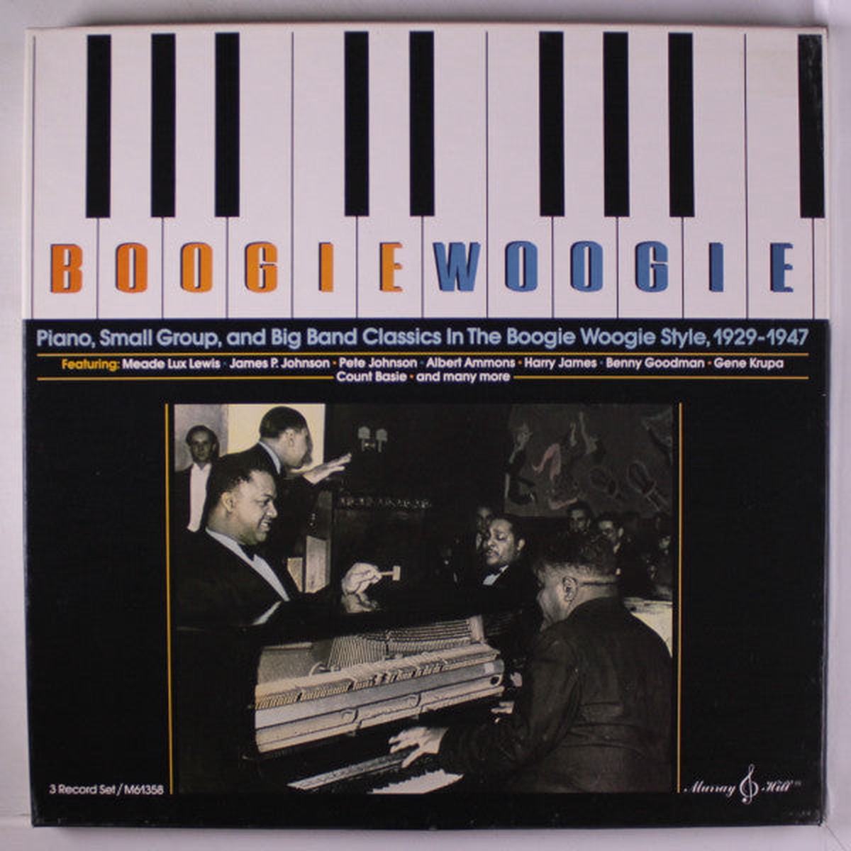 Various - Boogie Woogie: Piano, Small Group, And Big Band Classics In The Boogie Woogie Style, 1929-1947 (Vinyl, VG+)