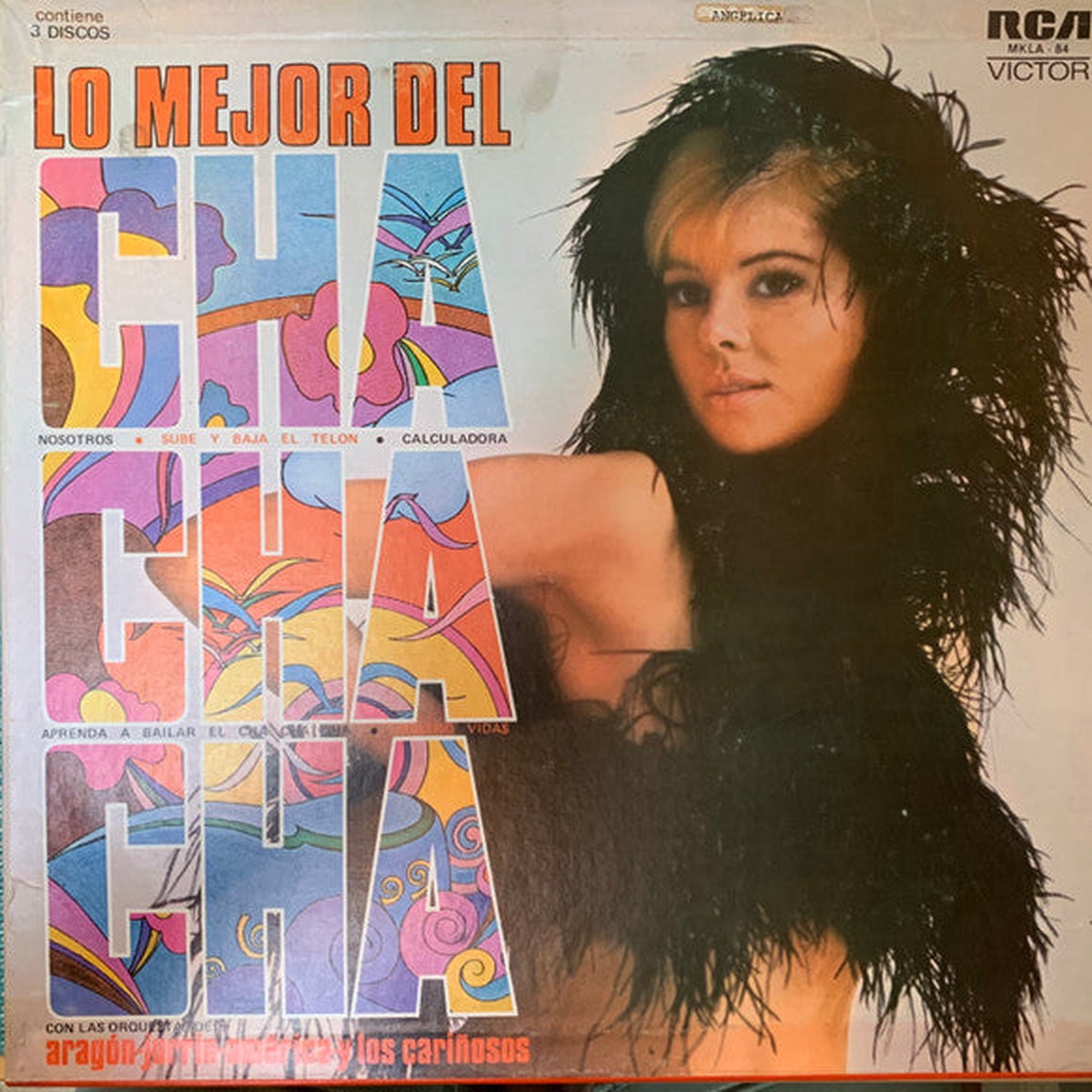 Various - Lo Mejor Del Cha Cha Cha (Vinyl, VG+)