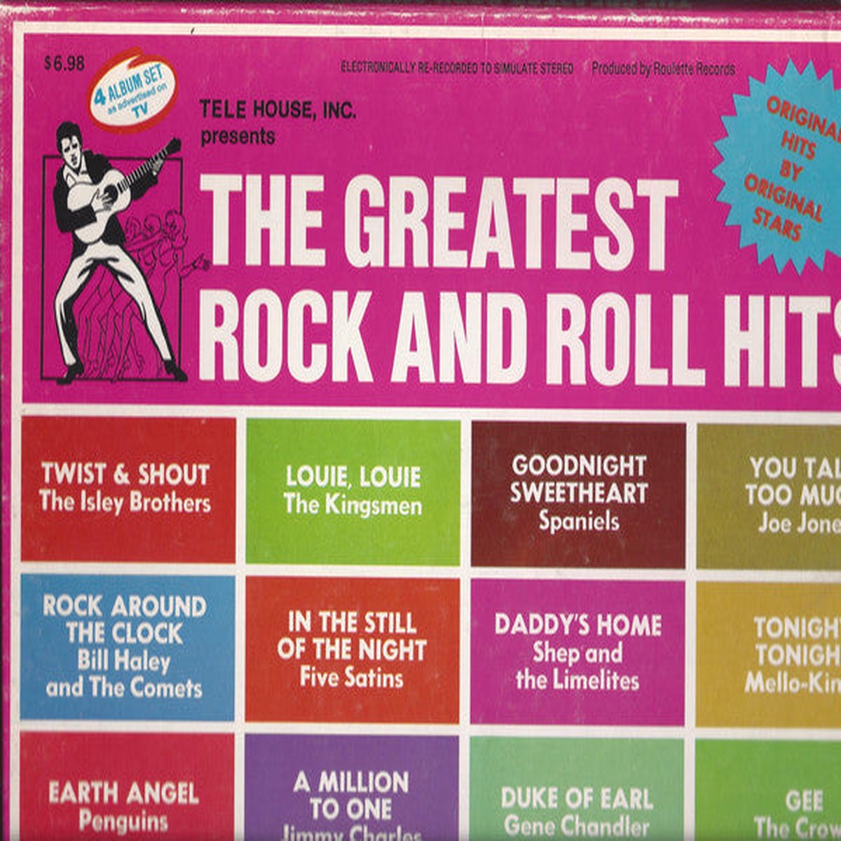 Various - The Greatest Rock And Roll Hits (Vinyl, VG+)