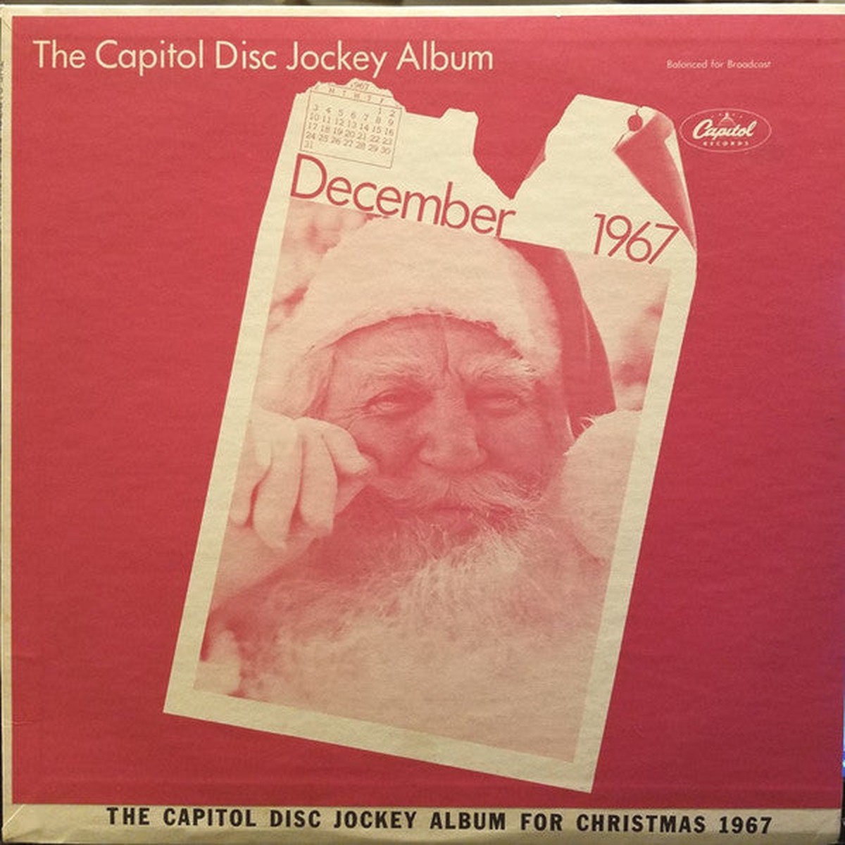 Various - The Capitol Disc Jockey Album For Christmas December 1967 (Vinyl, VG)