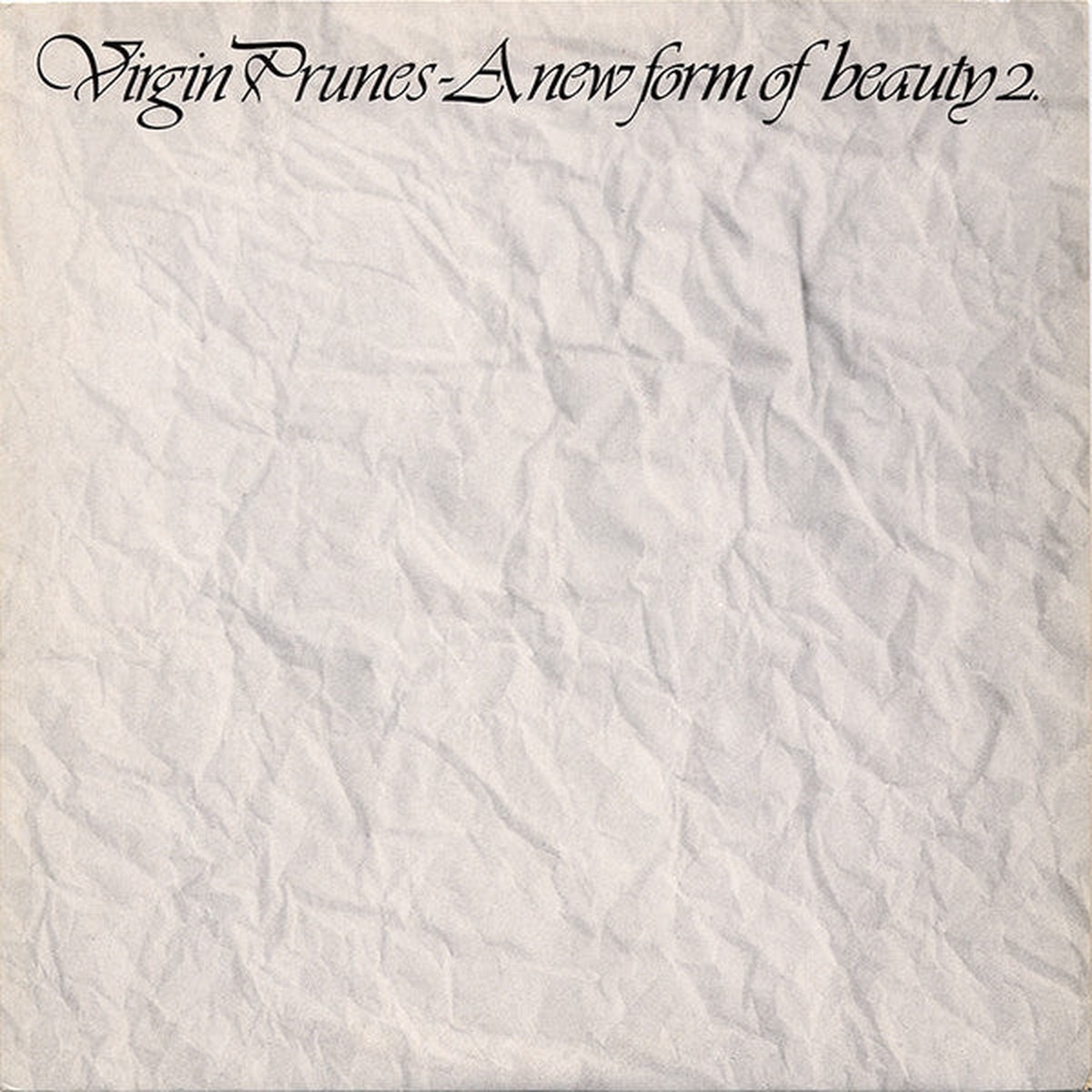 Virgin Prunes - A New Form Of Beauty 2. (Vinyl, VG+)