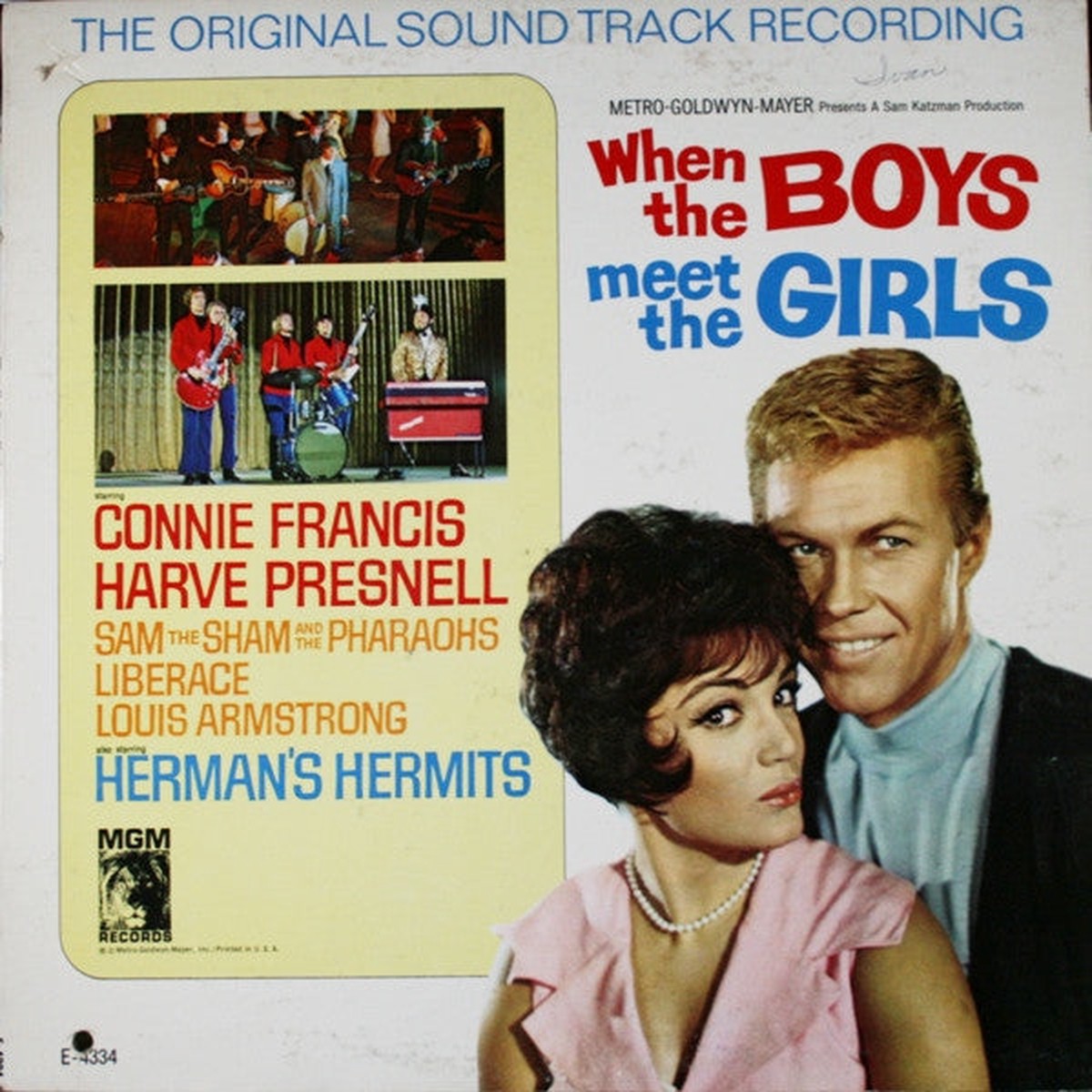 When The Boys Meet The Girls - The Original Sound Track Recording (Vinyl, VG+)