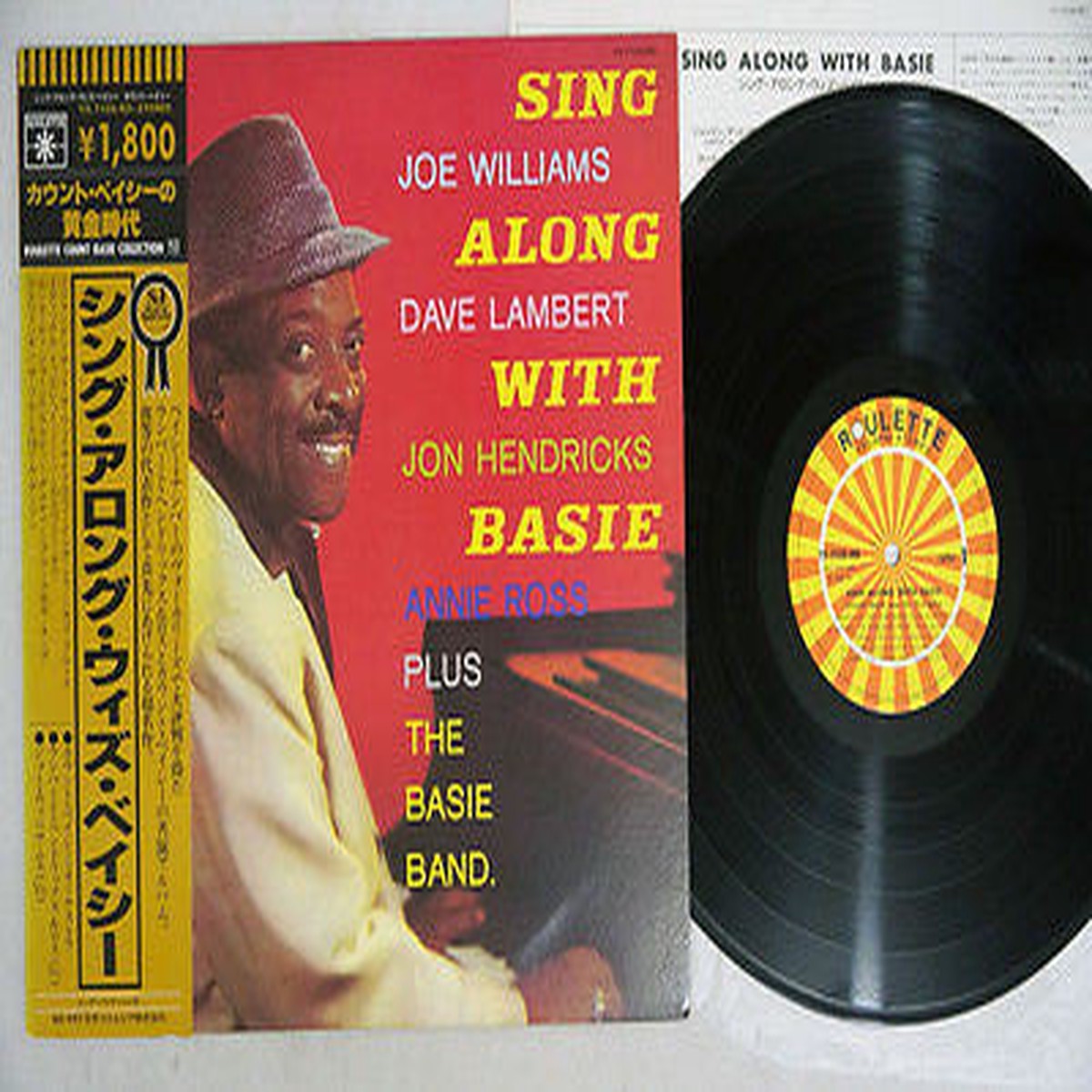 Williams, Joe, Dave Lambert , Jon Hendricks, Annie Ross Plus The Basie Band* - Sing Along With Basie (Vinyl, VG+)