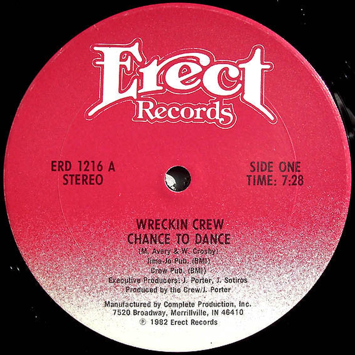 Wreckin Crew - Chance To Dance (Vinyl, VG+)