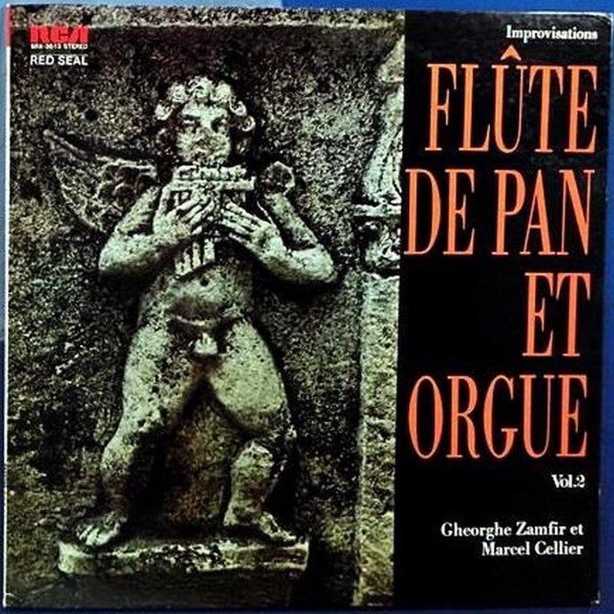 Zamfir Et Marcel Cellier - Improvisations Flute De Pan Et Orgue Vol. 2 (NM or M-)