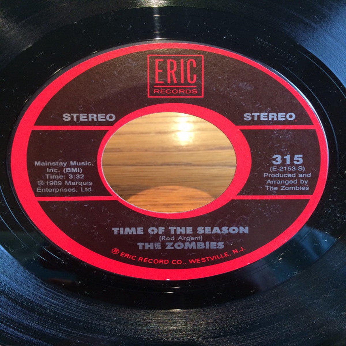 Zombies - Time Of The Season / She's Coming Home (Vinyl, VG+) (45)