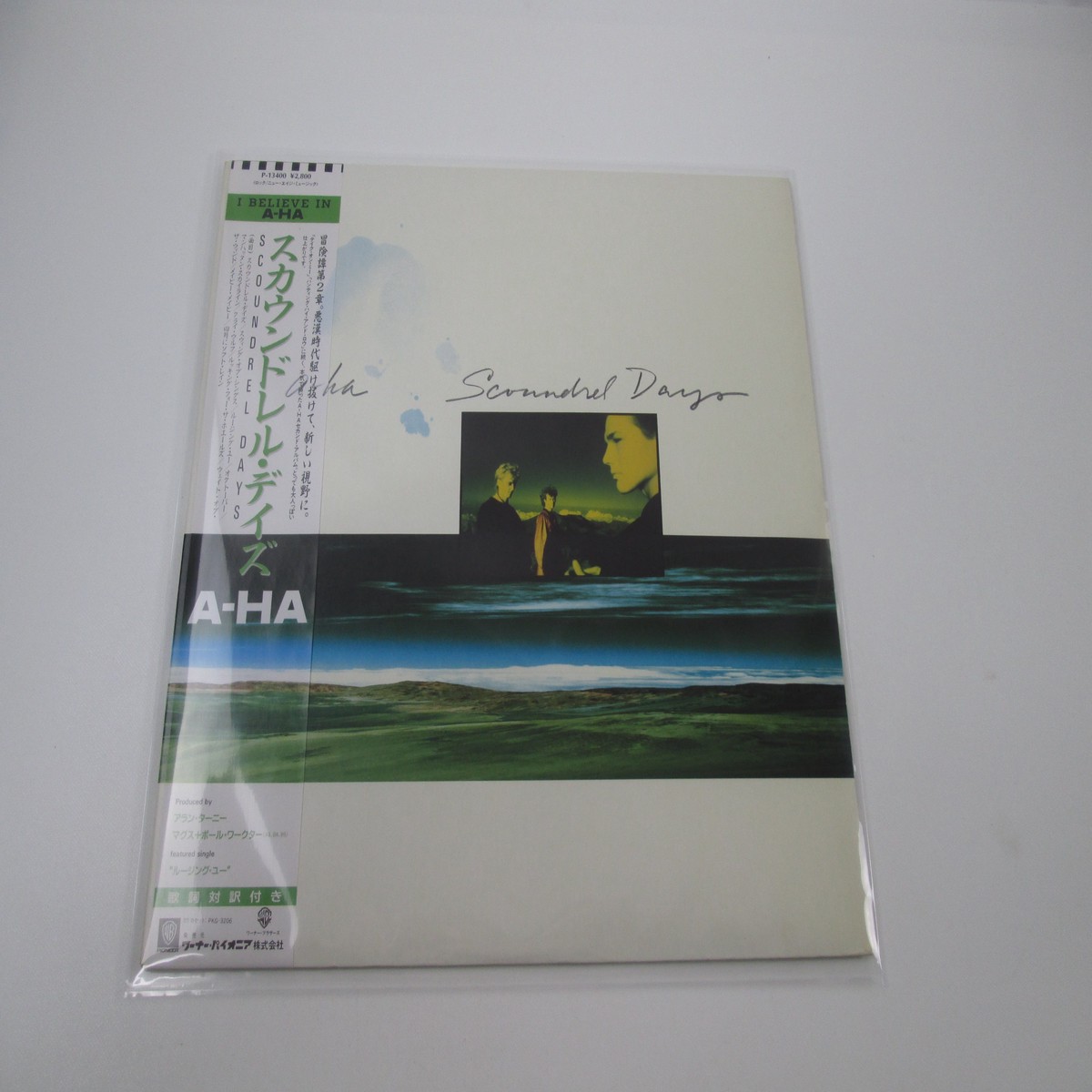 a-ha Scoundrel Days P-13400 with OBI Sticker Japan LP Vinyl
