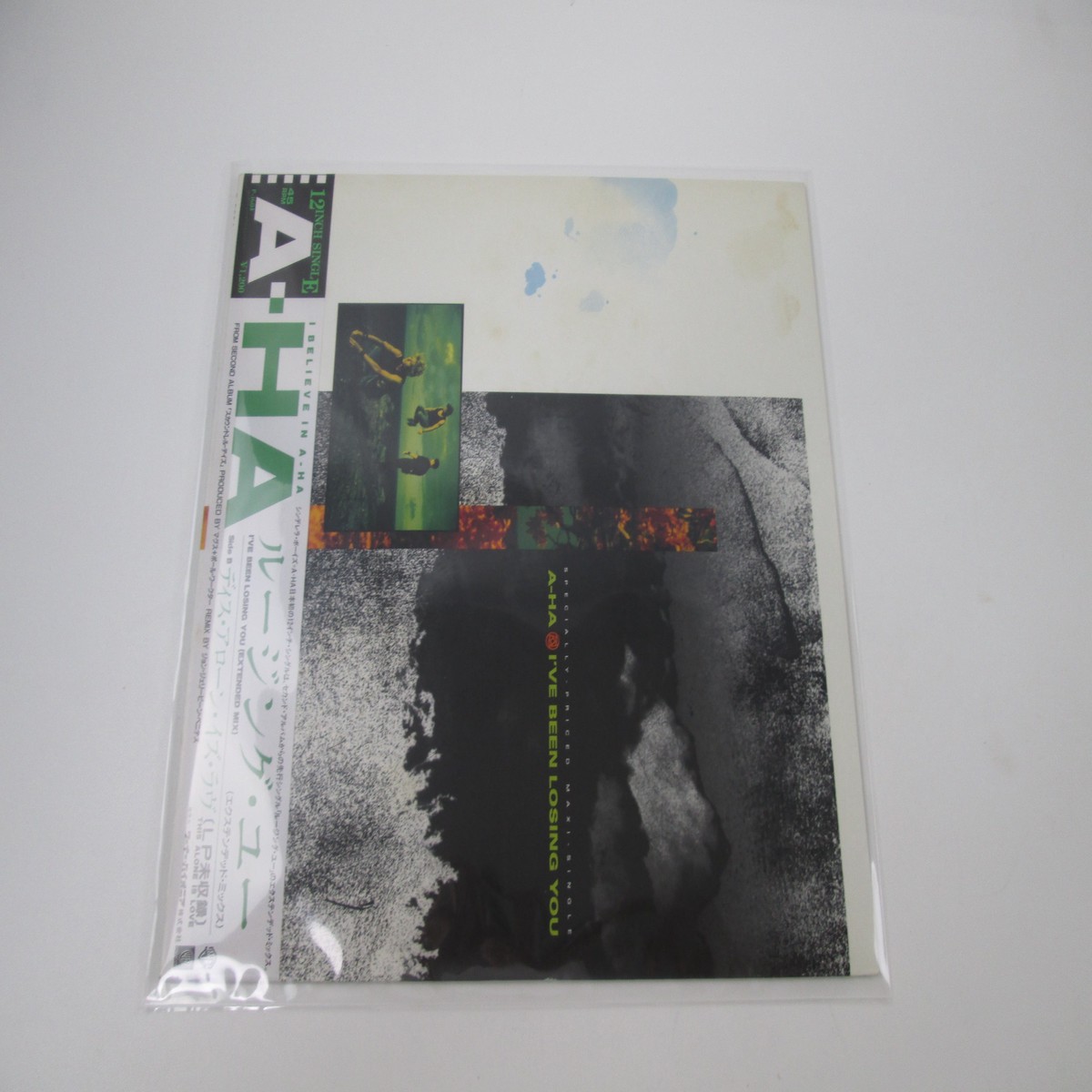 A-HA I'V BEEN LOSING YOU WARNER BROS. P-3604 with OBI Japan LP Vinyl