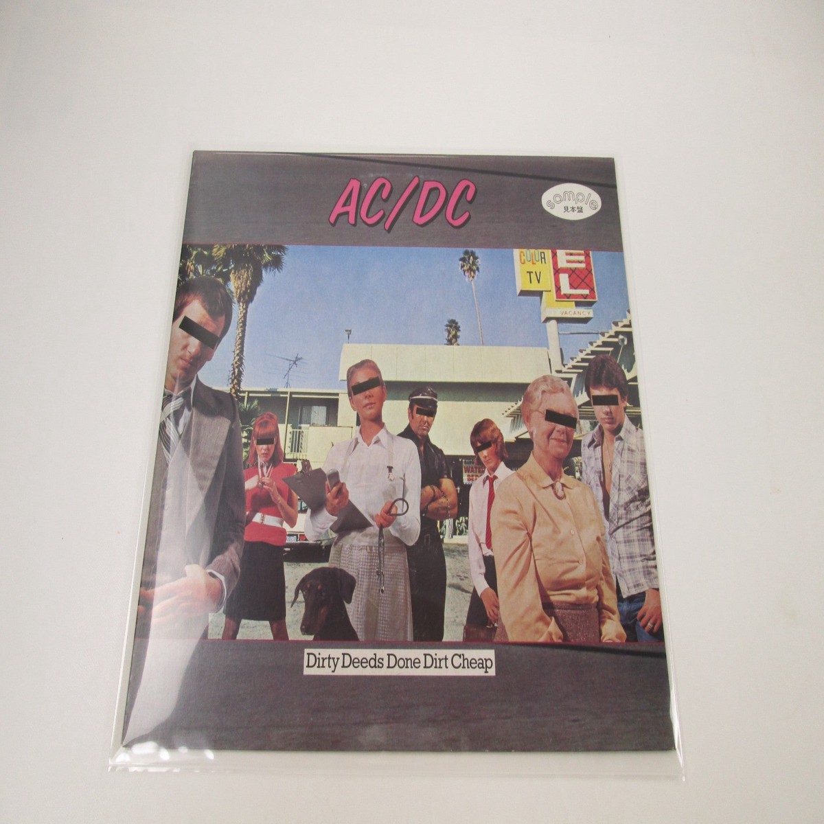 AC/DC Dirty Deeds Done Dirt Cheap P-10994A Promo Japan LP Vinyl
