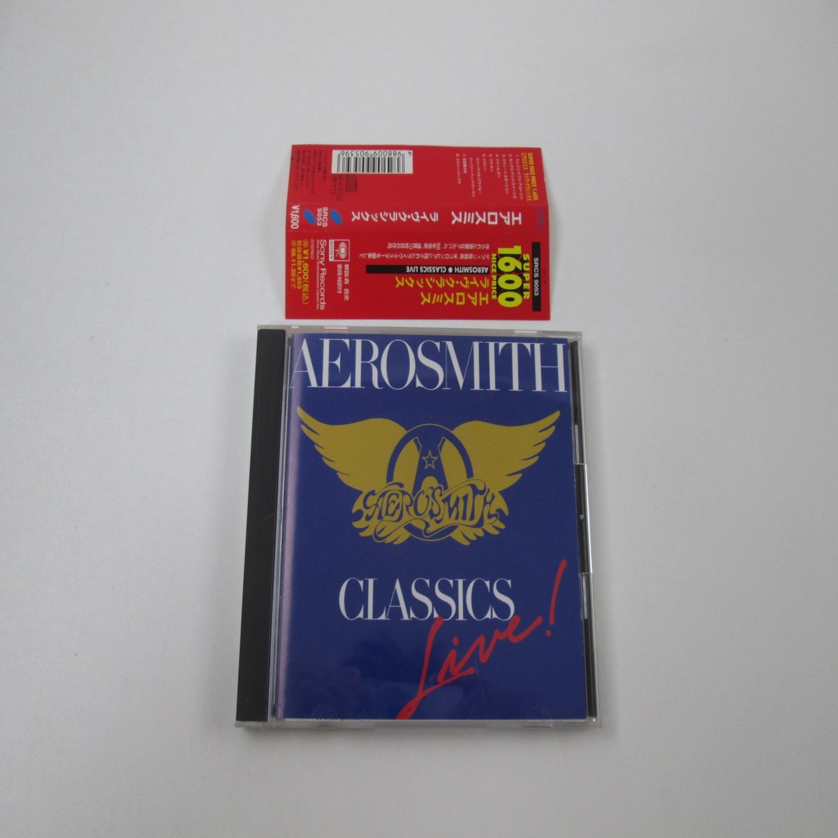 Aerosmith Classics Live! Promo SRCS-9053 Music CD Japan Ver with OBI
