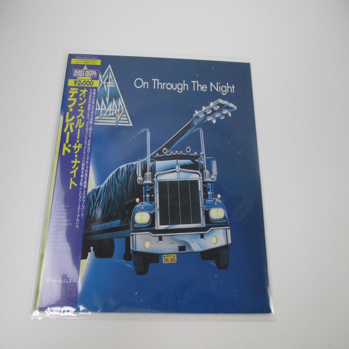 DEF LEPPARD ON THROUGH THE NIGHT VERTIGO 20PP-91 with OBI Japan VINYL LP