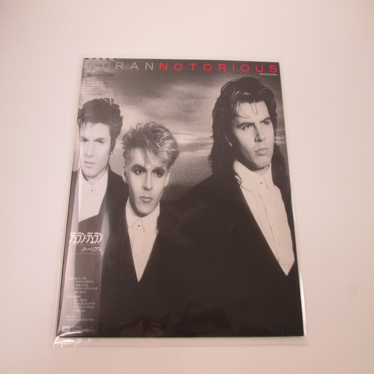 DURAN DURAN NOTORIOUS EMI EMS-91202 with OBI Japan LP Vinyl