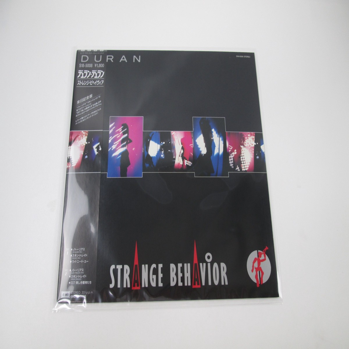 DURAN DURAN STRANGE BEHAVIOR EMI S18-5008 with OBI Japan LP Vinyl