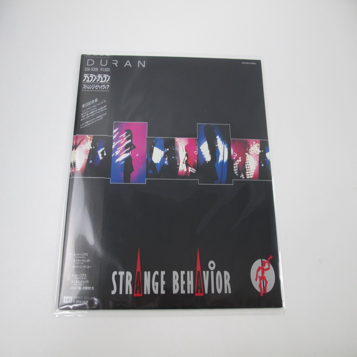 DURAN DURAN STRANGE BEHAVIOR S18-5008 with OBI Sticker Japan LP Vinyl