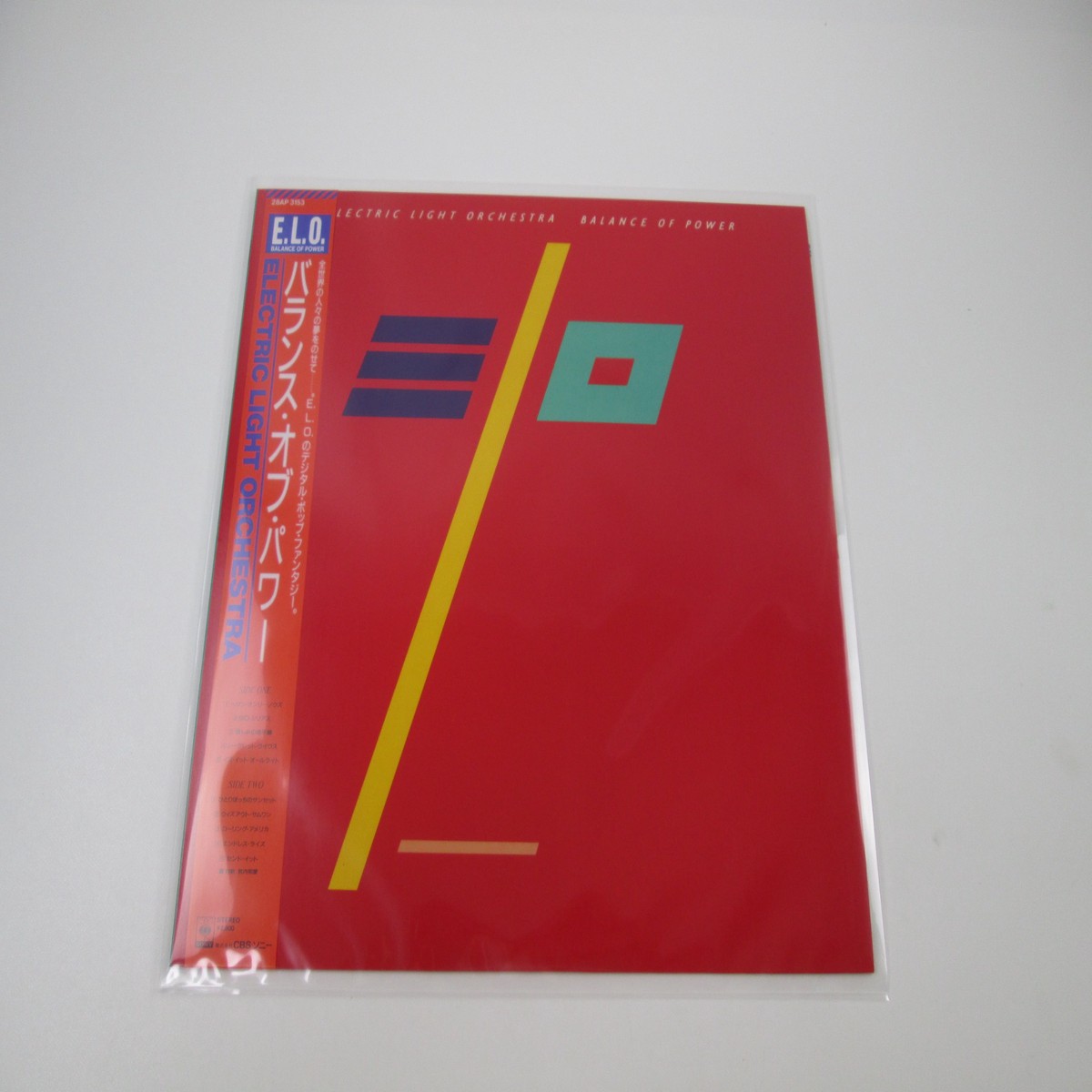 ELECTRIC LIGHT ORCHESTRA BALANCE OF POWER 28AP 3153 with OBI Japan LP Vinyl