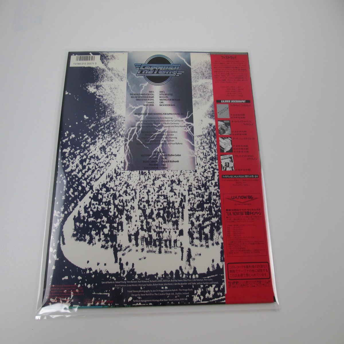 FASTWAY WAITING FOR ROAR EPIC 28 3P-707 with OBI Japan LP Vinyl