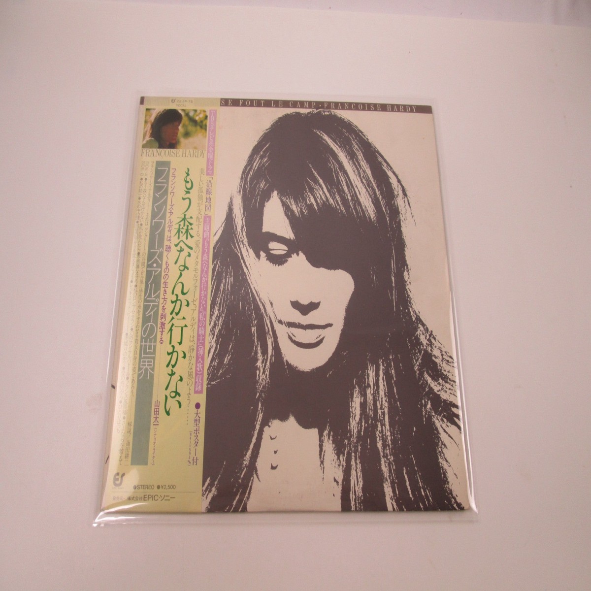 FRANCOISE HARDY MA JEUNESSE FOUT LE CAMP 25 3P-78 with OBI Poster Japan LP Vinyl