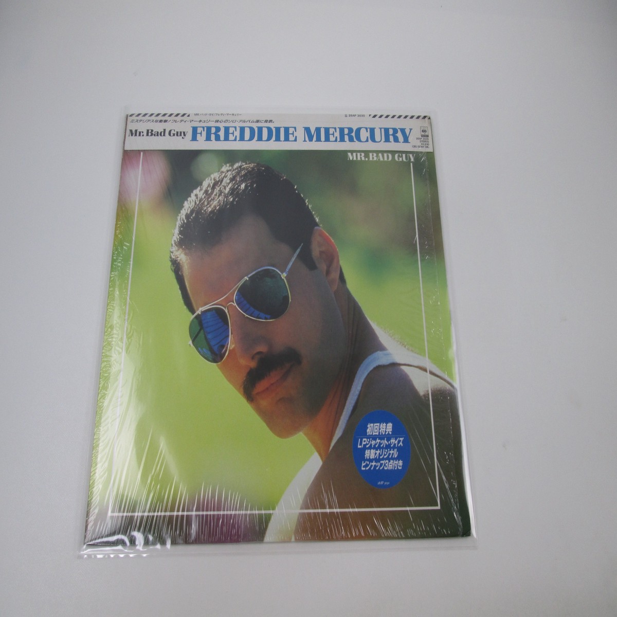 FREDDIE MERCURY MR. BAD GUY 28AP 3030 with OBI Pinnup Japan VINYL LP