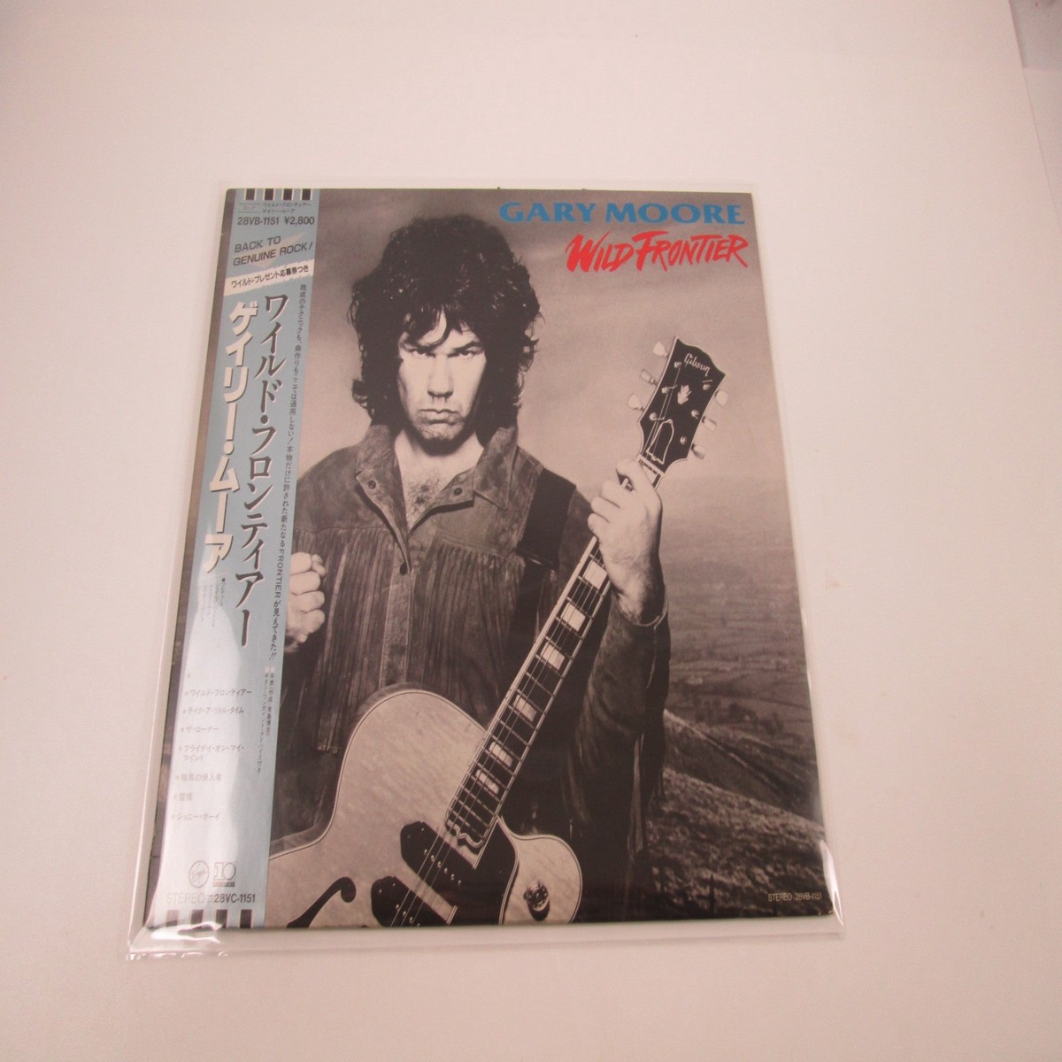GARY MOORE WILD FRONTIER Promo VIRGIN 28VB-115 with OBI Japan LP Vinyl