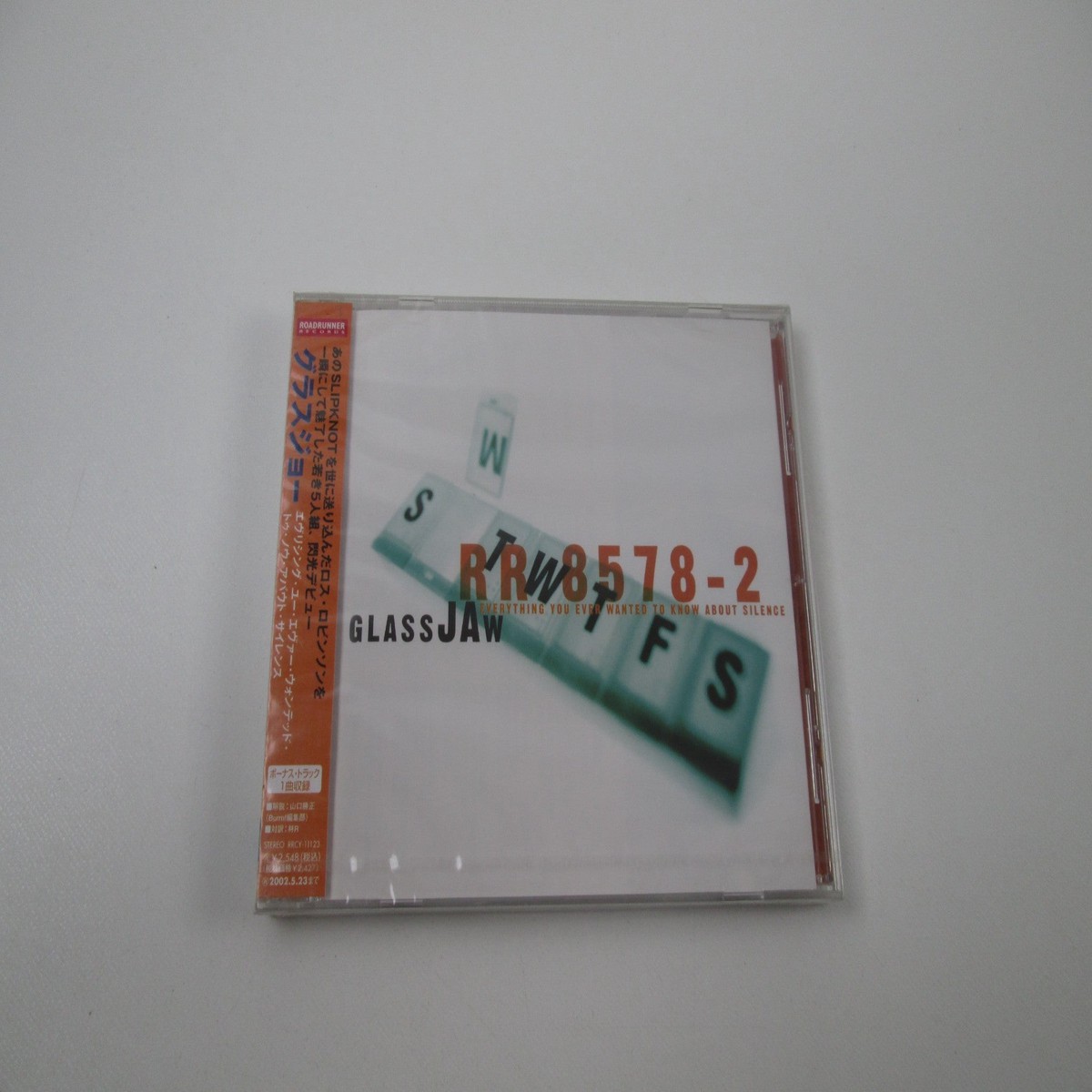 Glassjaw Everything You Ever- Promo Sealed RRCY-11123 Music CD Japan with OBI