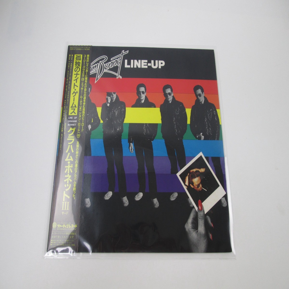 Graham Bonnet Line Up 25PP-27 with OBI Japan LP Vinyl