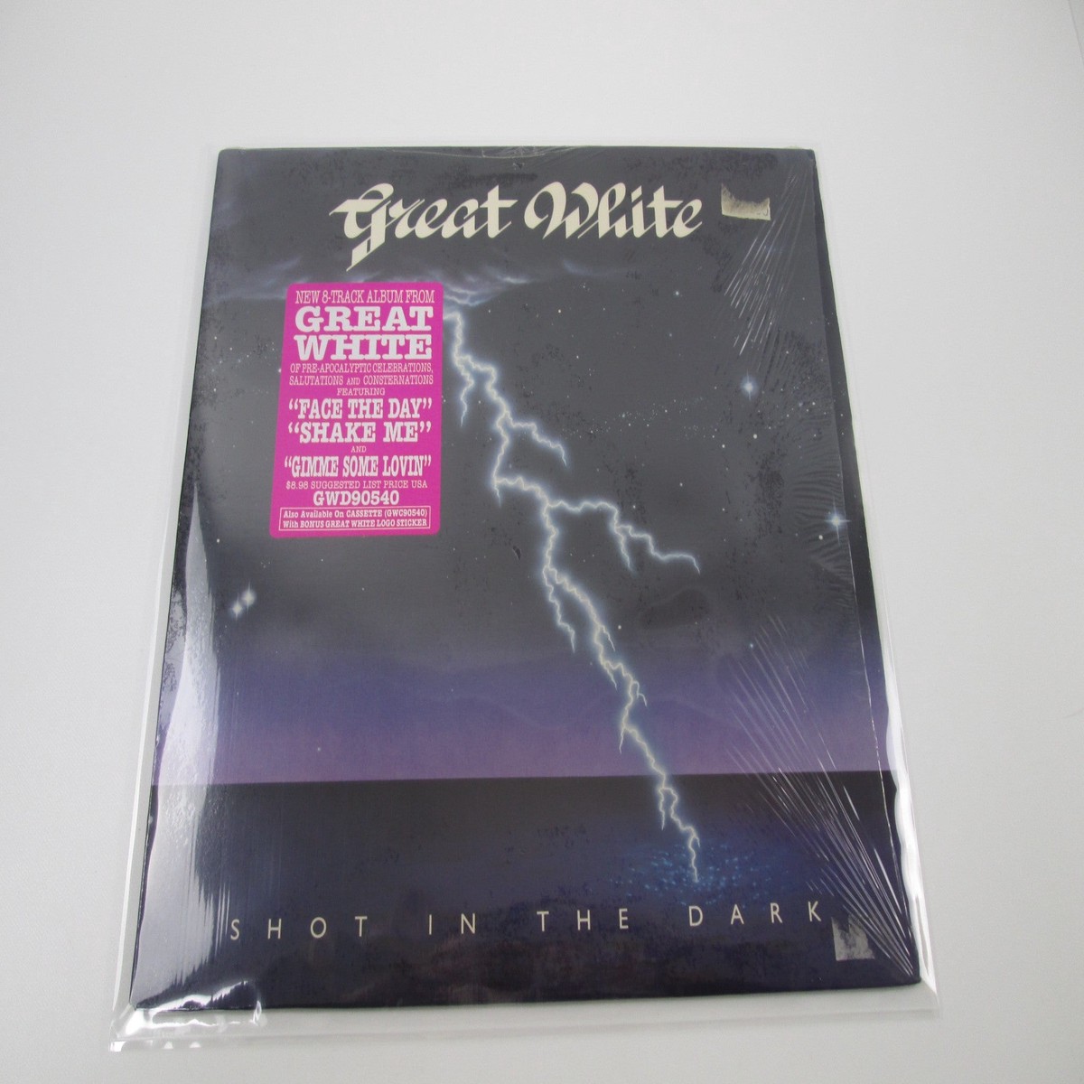 Great White Shot In The Dark GWD 90540 Shrink LP Vinyl