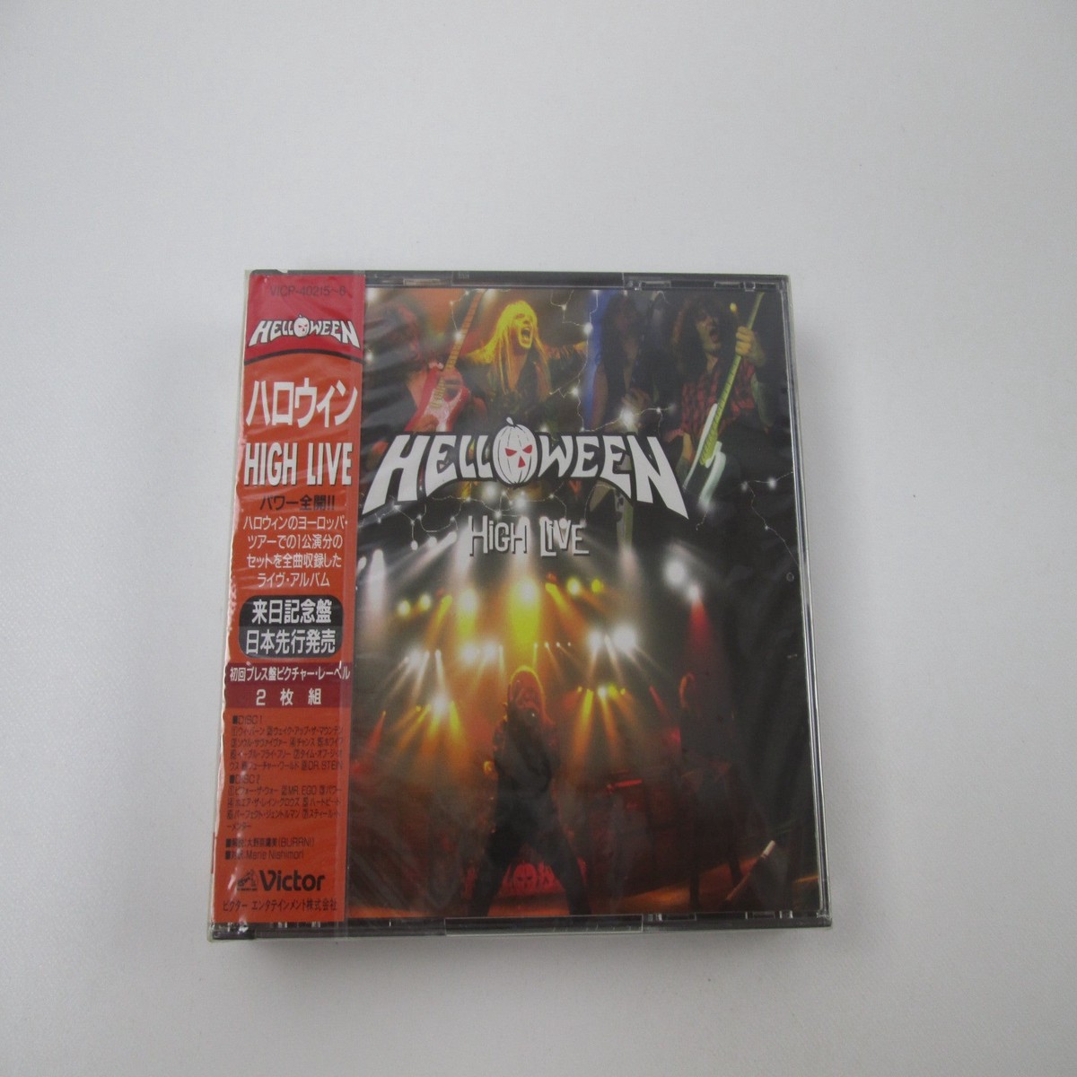Helloween High Live Promo Sealed VICP-40215,6 Music CD Japan Ver with OBI