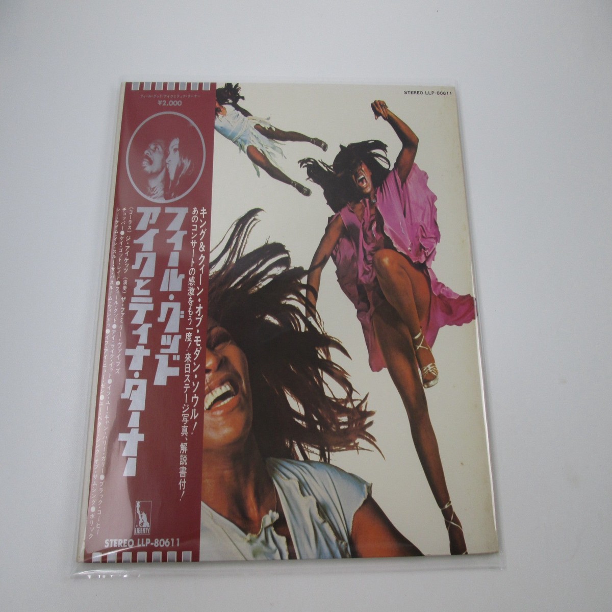 Ike & Tina Turner Feel Good LLP-80611 with OBI Japan LP Vinyl