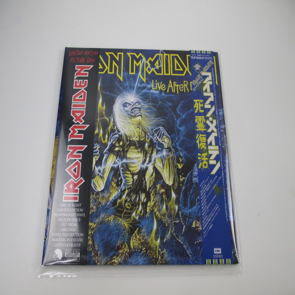 Iron Maiden Live After Death TOJP-60226,7 with OBI LP Vinyl
