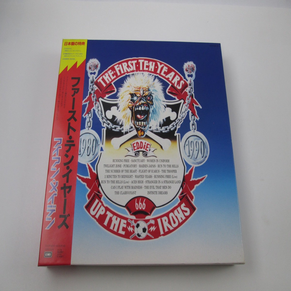 Iron Maiden The First Ten Years Up The Irons TOCP-6181~90 Music CD Japan OBI
