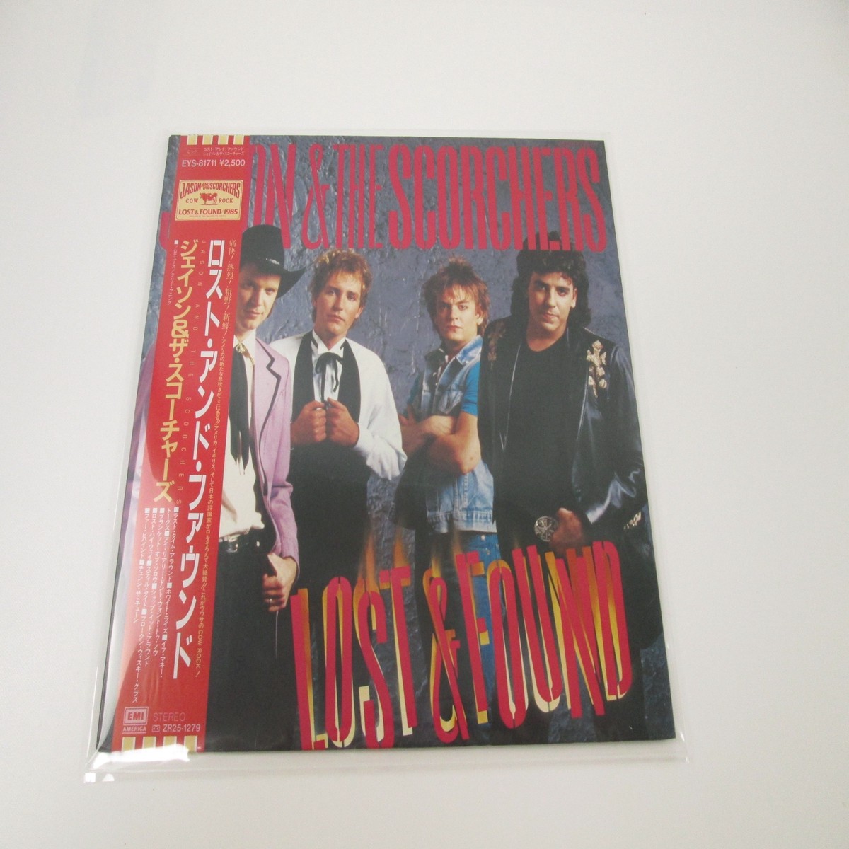 Jason & The Scorchers Lost & Found EYS-81711 with OBI LP Japan Vinyl