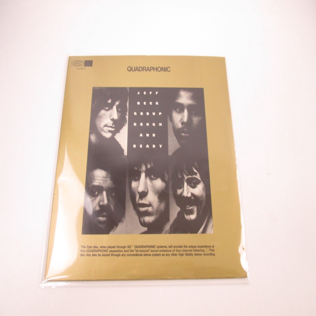 Jeff Beck Group Rough And Ready EQ 30973 LP Vinyl