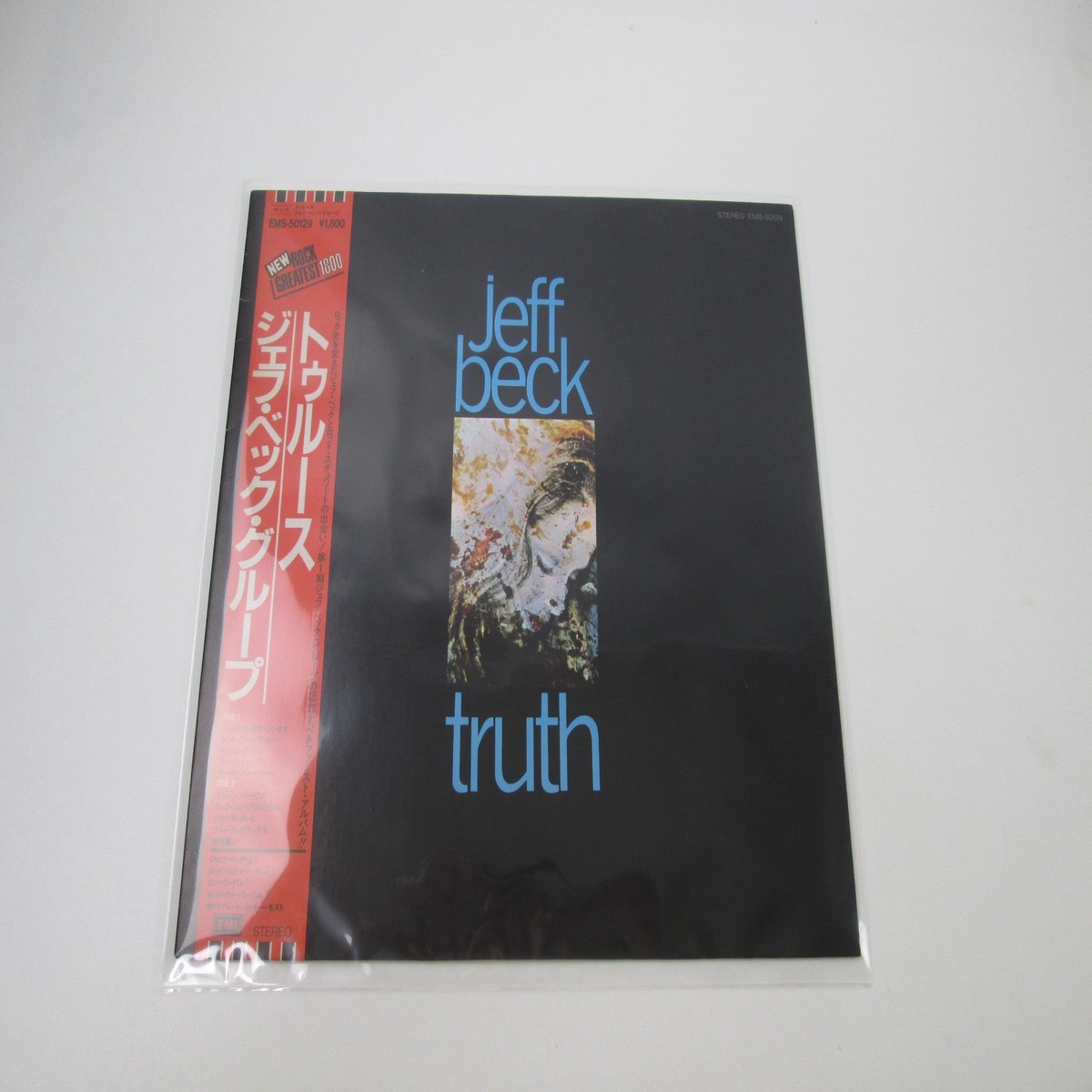 JEFF BECK TRUTH EMI EMS-50129 with OBI Japan LP Vinyl