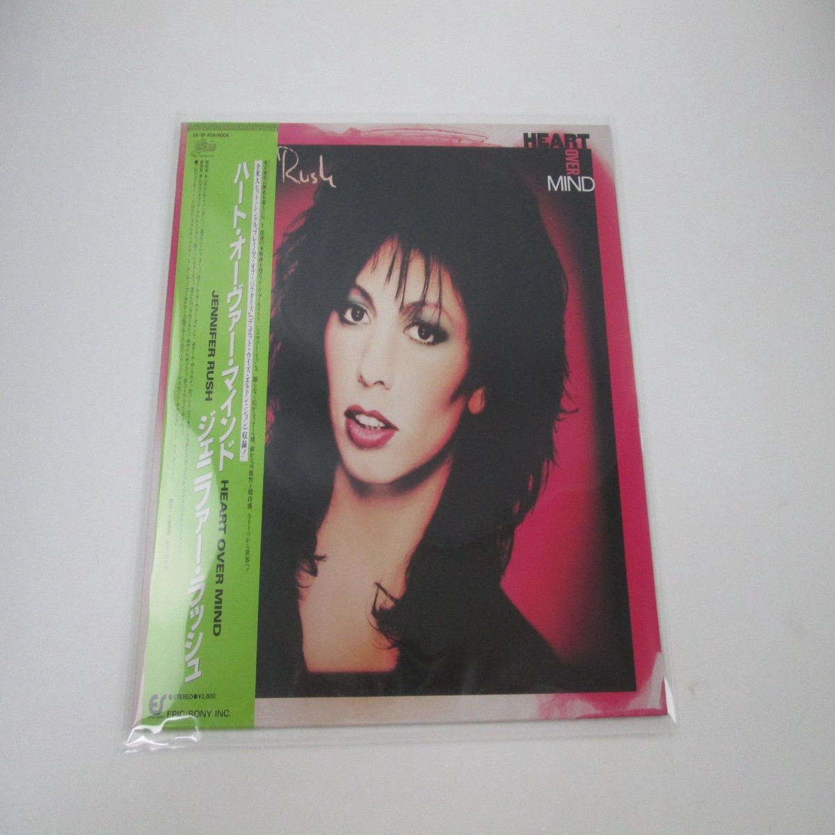 Jennifer Rush Heart Over Mind Promo 28 3P-829 with OBI Japan LP Vinyl