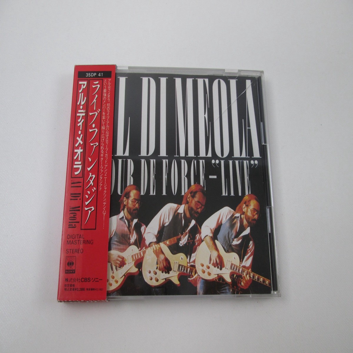 Al Di Meola Tour De Force - "Live" 35DP-41 Music CD Japan Ver with OBI