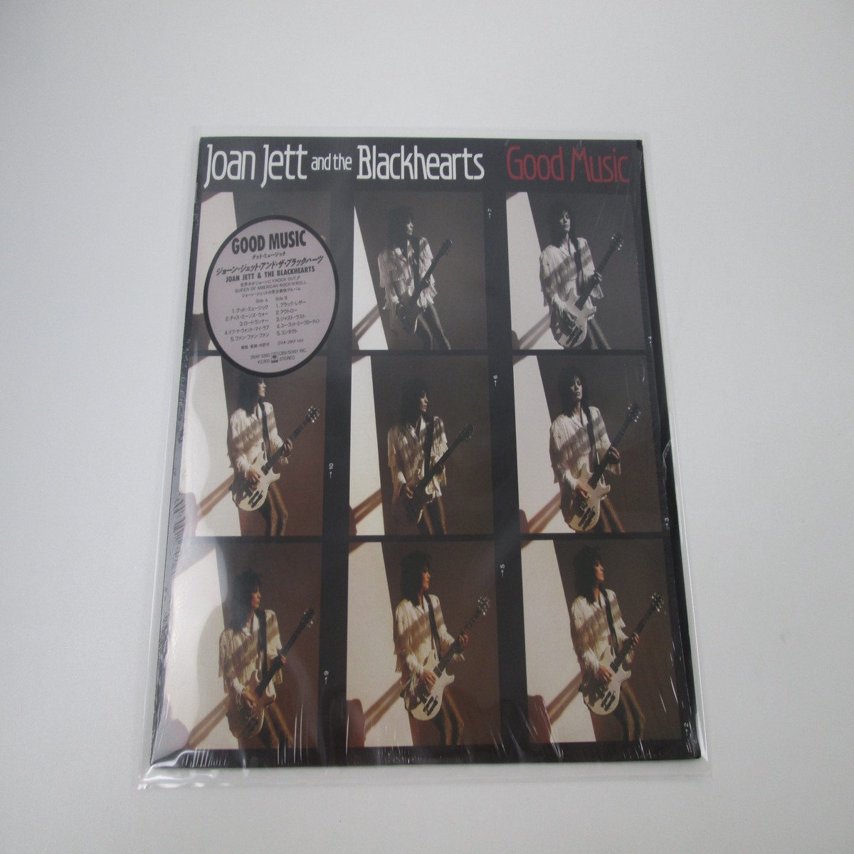 JOAN JETT & BLACKHEARTS GOOD MUSIC CBS/SONY 28AP 3263 Japan LP Vinyl