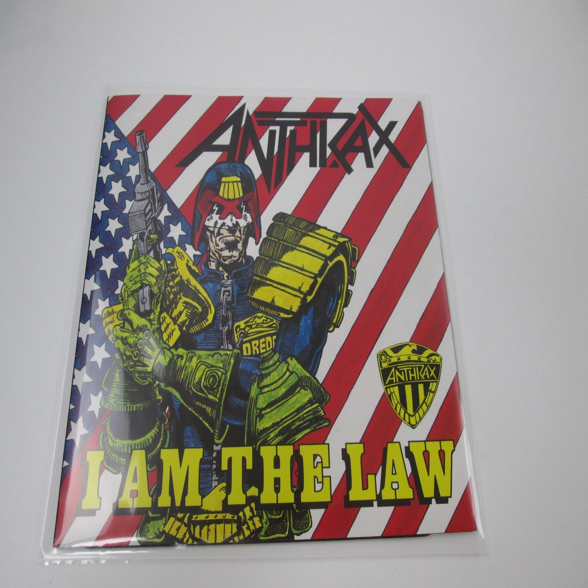 Anthrax I am the Law 12 IS 316 Poster Sleeve LP Vinyl