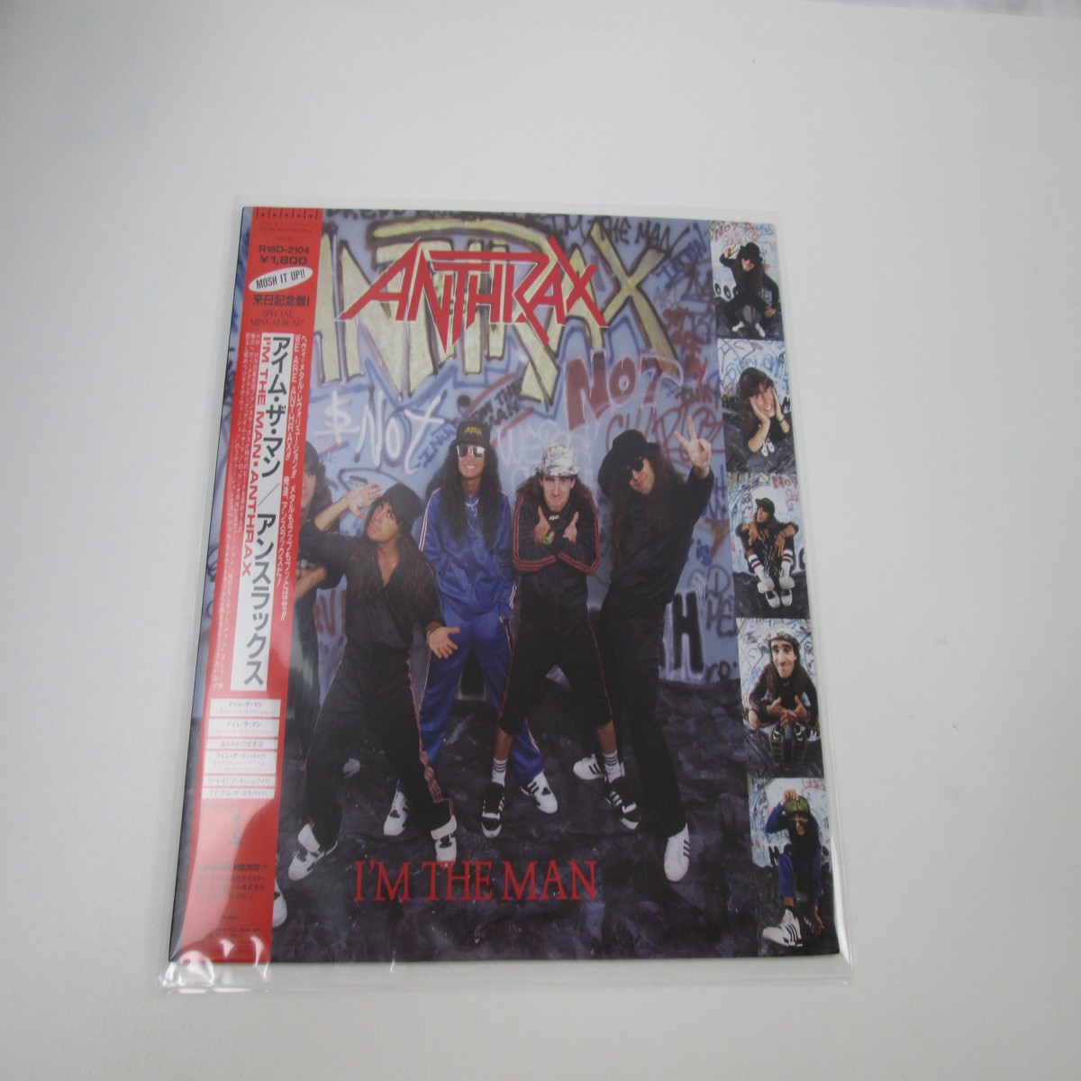 Anthrax I'm The Man Promo Polystar R18D-2104 with OBI Japan LP Vinyl