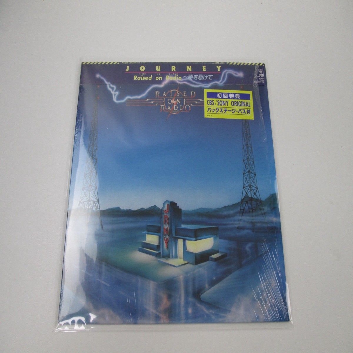 Journey Raised On Radio 28AP 3177 with OBI Hype Pass Japan LP Vinyl