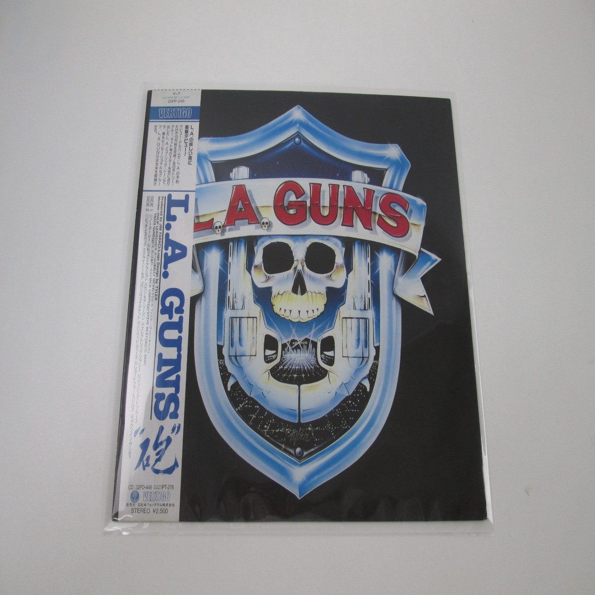 LA Guns Same 25PP-249 with OBI Japan LP Vinyl