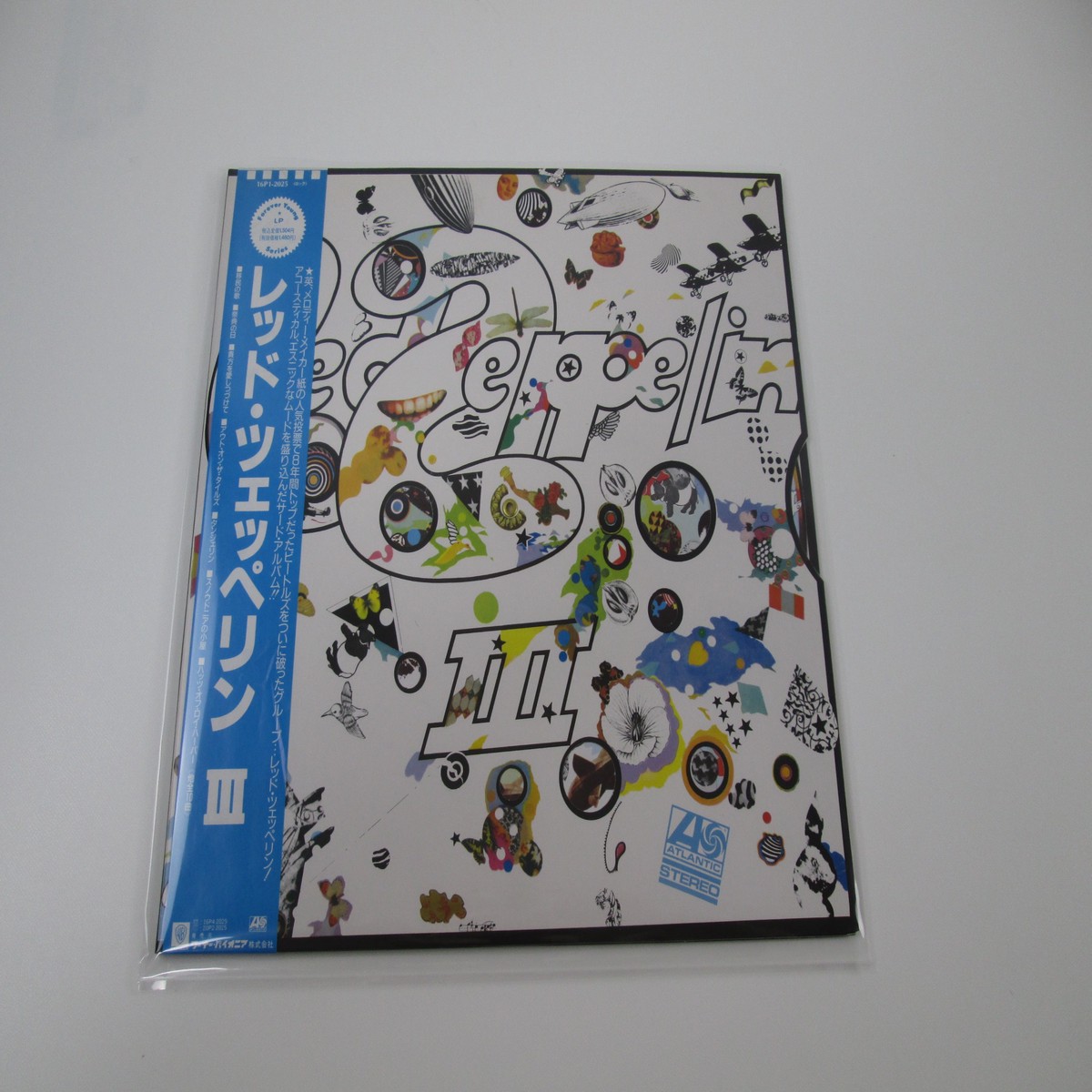 Led Zeppelin III 16P1-2025 with OBI Poster Japan LP Vinyl
