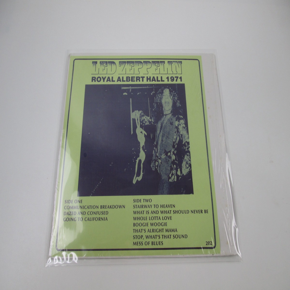 Led Zeppelin Royal Albert Hall 1971 LP Vinyl