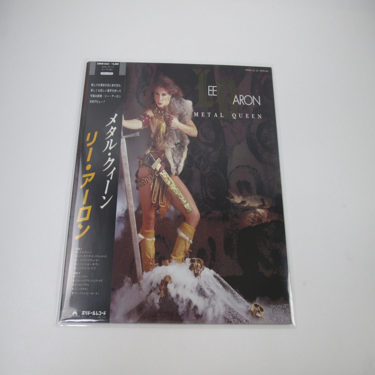 Lee Aaron Metal Queen Promo 28MM 0363 with OBI Japan LP Vinyl